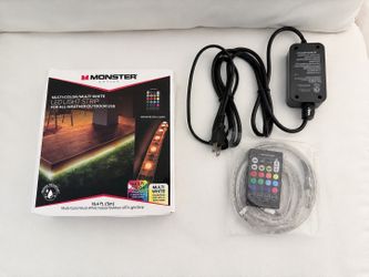 Monster Basics 16.4ft Outdoor RGB LED Light Strip with Remote