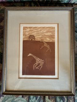Savale Twilight Framed And signed