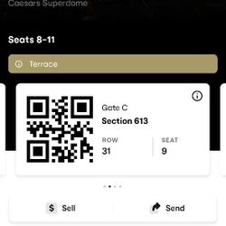 Saints Tickets To Today's Game