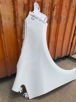 Front Fender Toyota Corolla right passenger side OEM  2020-2021-2022-2023-2024-2025