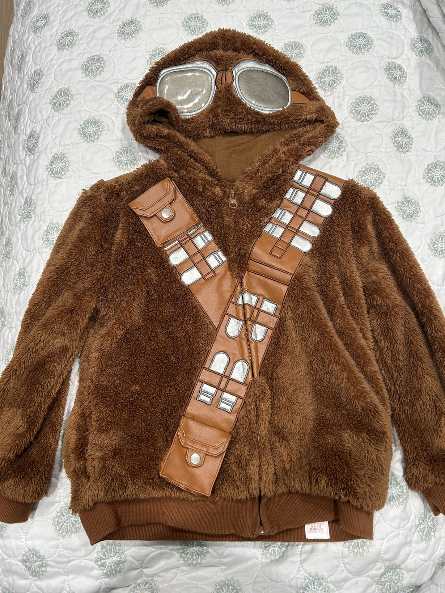 Disney Store Star Wars Chewbacca Kids Zip Up Hoodie