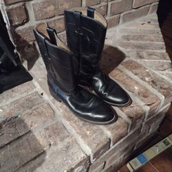 Tony Llama Black  Ropers Ladies Sz 7.5 