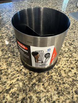 Oxo Stainless Steel Rotating Utensil Holder