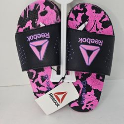Girls Youth  Size 1 Reebok Performance Slides 