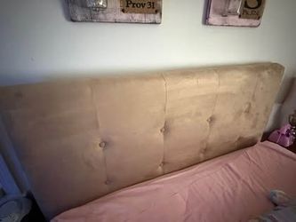 Queen Headboard and Bed Frame