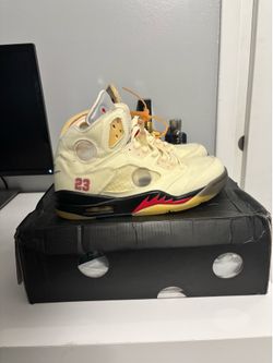 Jordan x Off-White Air Jordan 5 Retro SP “Sail”    **WITH EXTRA LACES**