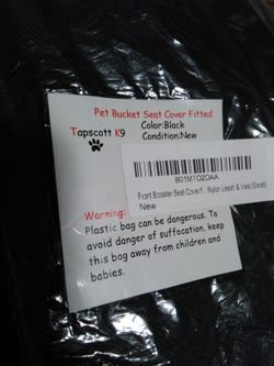 Small dog booster seat lock safety car SUV pet new topscott k9