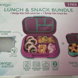 Brand new Bentgo box with snack box