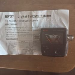  NISSEI Digital SWR/Watt Meter