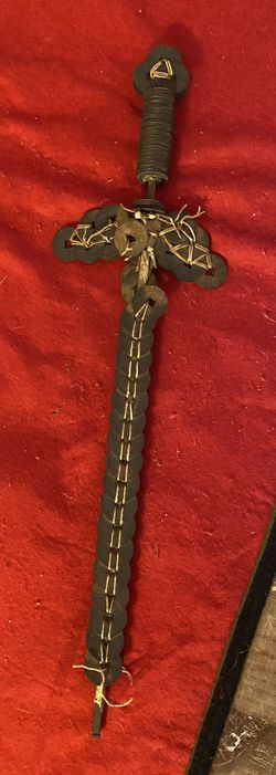 Early 1900S Chinese Protective Coin Sword