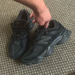 All Black New Balances 