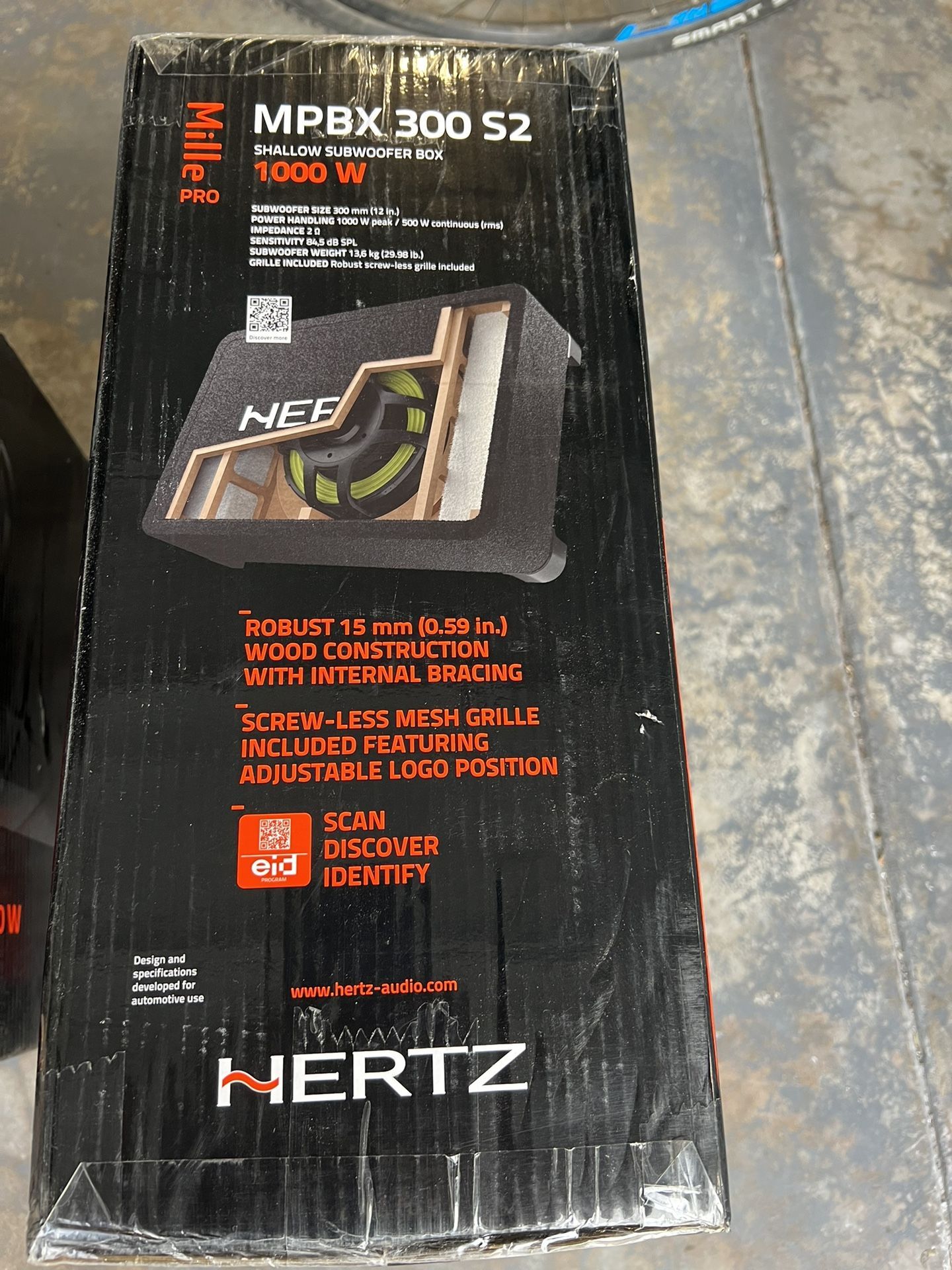 Hertz MPBX 300 S2 - 300 (12) mm (in.) | 1000 W | 2 Ohm | MPBX300S2