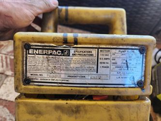 Enerpac PUJ1200B Electric Hydraulic Pump 10,000 PSI 2-Speed 115V w/ Hose