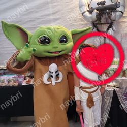 Baby Yoda Grogu Costume Mascot For Sale Or R.E.n..t