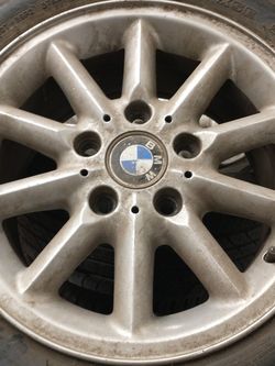 4 BMW Rims With 6 Tires, Others Available Also.