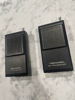 Vintage Walkie Talkie Set 