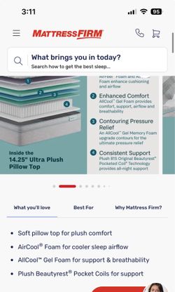Ultra plush mattress, Beauty Sleep