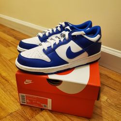 GS Gradeschool Nike Dunk Low Racer Blue Size 6Y 