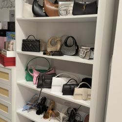 Modern White 7-Tier Bookshelf – 78” Tall