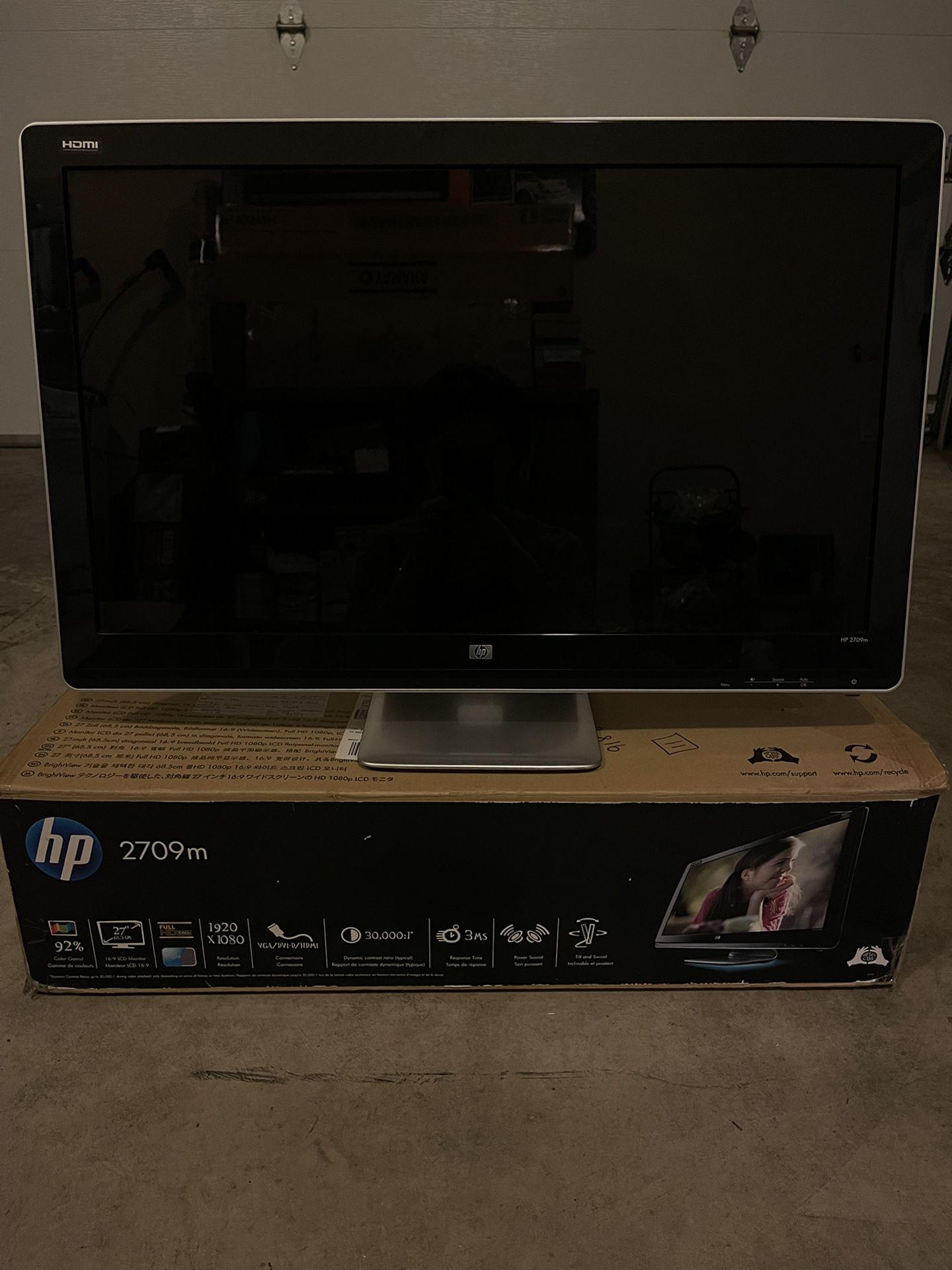 HP 27” Full HD Monitor