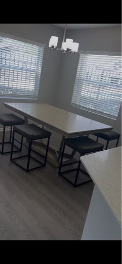 Beige Dining Table