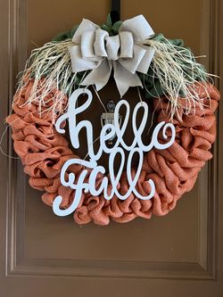 Fall Pumpkin Wreath