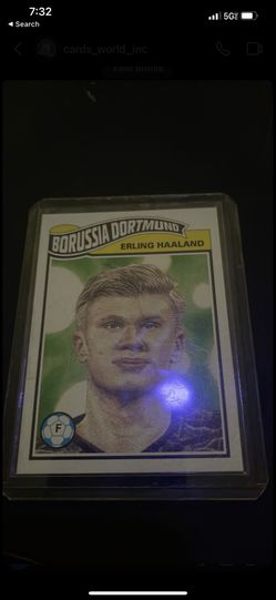 Erling Haaland 2020 Topps Living Set UEFA Champions League #154
