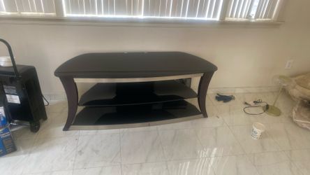 All Glass Tv Stand