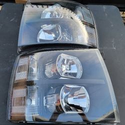 07-13 Chevrolet Silverado Headlights Luces Micas Calaveras Faros Faroles Focos Chevy