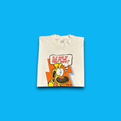 Vintage Grimmy the dog being a gooner comic strip single stitch t-shirt large 