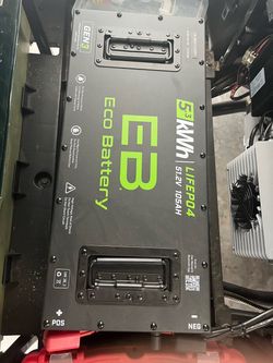 Eco Battery 48v 51v 105ah Skinny Battery  Golf Cart