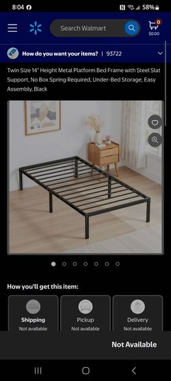 Twin bed frame