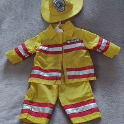 Infant Firefighter Halloween/ Dress Up Costume