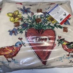 Brighton LOVE TWEET Tote Bag Designed by Tom Clancy Valentine's Day