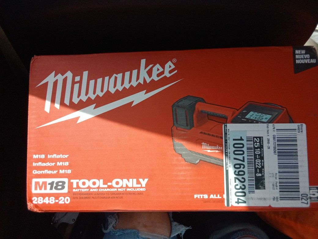 Milwaukee M18 Inflator