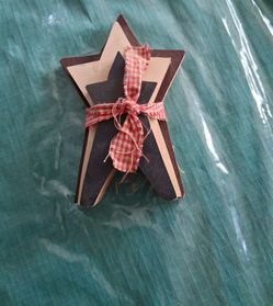 Rustic American wood star grouping
