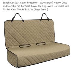 Bench car seat Cover