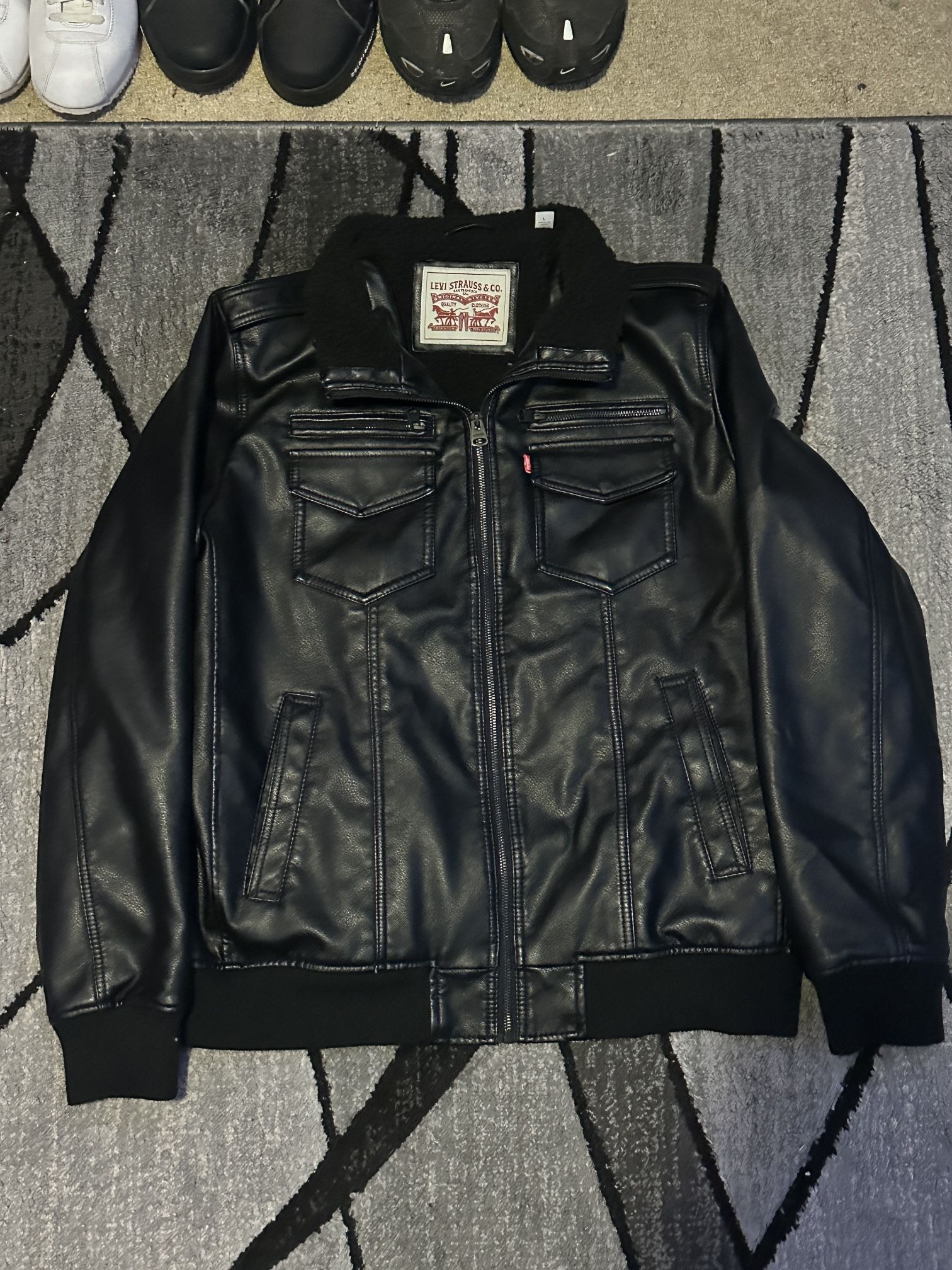 Levi leather jacket