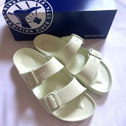 New Birkenstock Women Arizona Eva Sandals Flip Flop Slip On Slide Lime 39 8 8.5