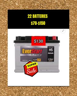 EverStart Platinum AGM H5 Car Battery