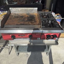 Gas Griddle And 2 Burner Stove