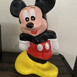 Mickey Mouse Piggy Bank New (12”)