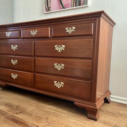 Vintage Solid Cherry Dresser
