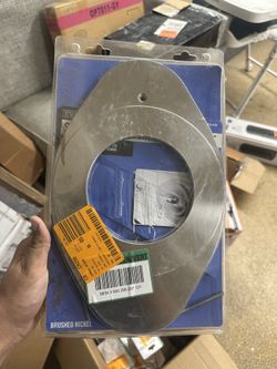 Everbilt Tub and Shower Smitty Remodeling Plate in a brushed nickel finish