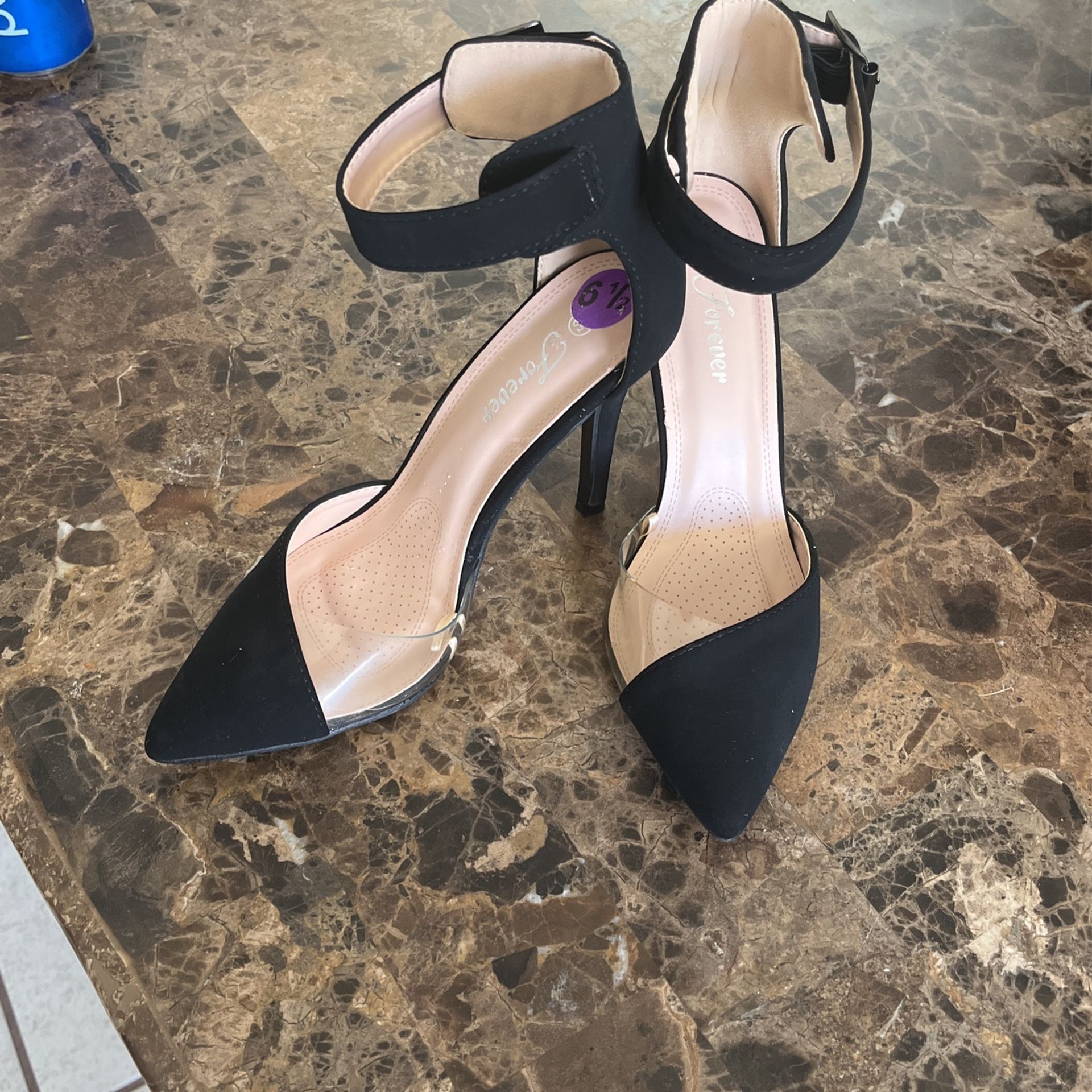 Forever Black High hills Shoes