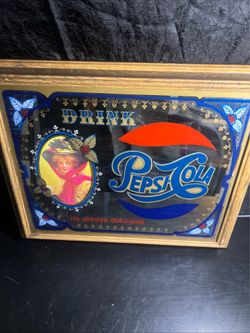 Vintage Pepsi mirror portrait!! 70$
