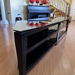 Glass TV Stand
