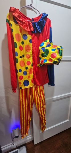 Clown costume size L adult