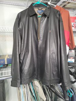 Poll Jacket Leather Wear 3or 4 Time Look New