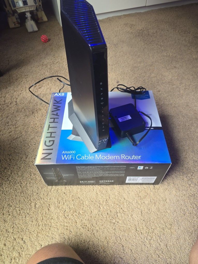 Netgear AX8 Cable Modem Wifi 6 Router Cox Compatible